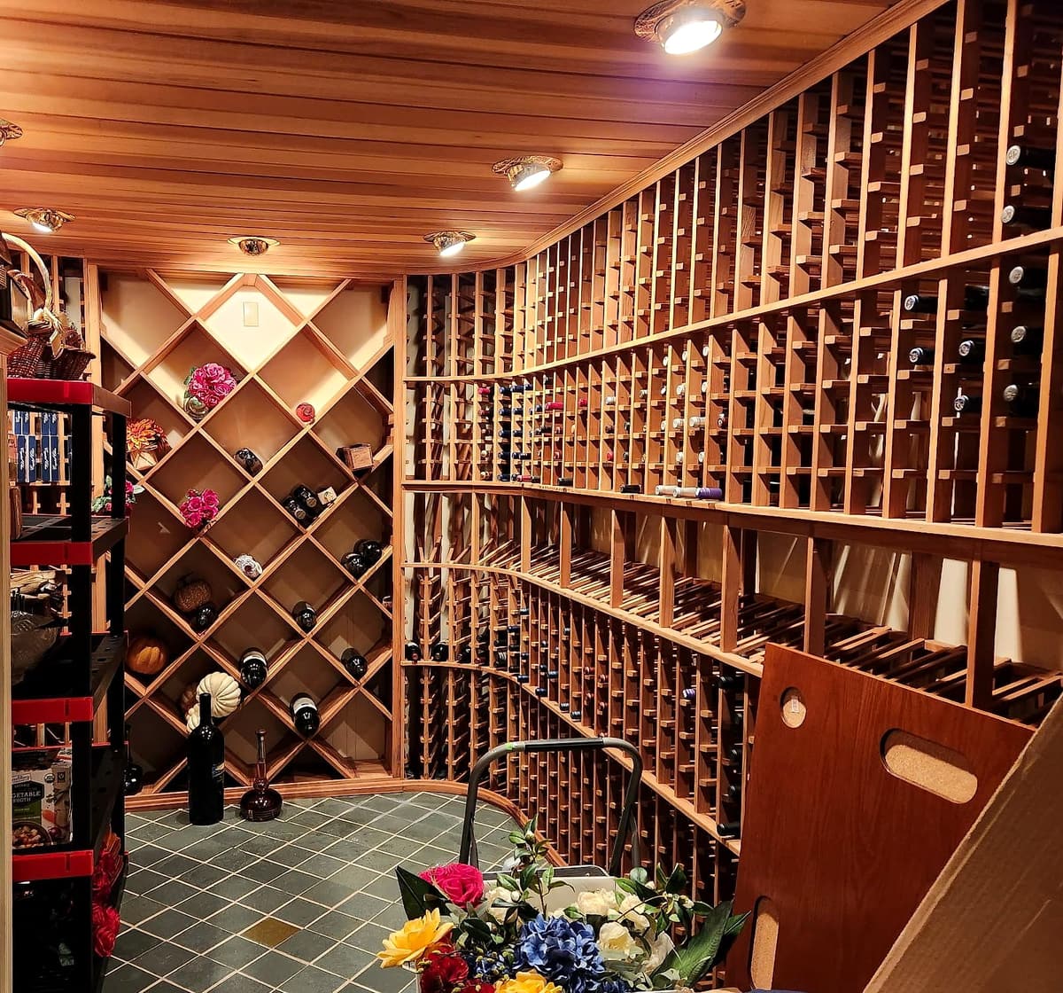 Custom wine cellar by Gene Laughner Construction in Erie, PA