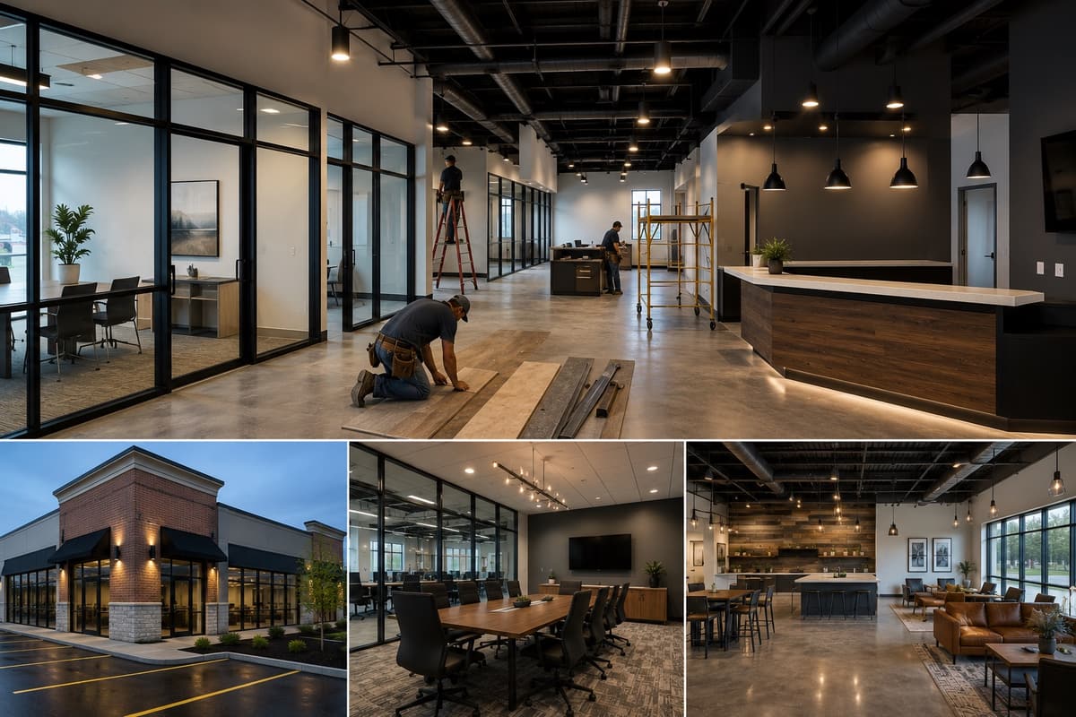Commercial Construction work by Gene Laughner Construction in Erie, PA
